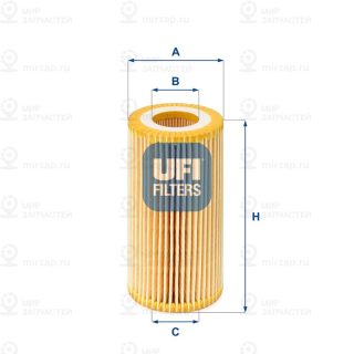 Фильтр масляный UFI 2503900