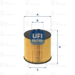Фильтр масляный UFI 2504700