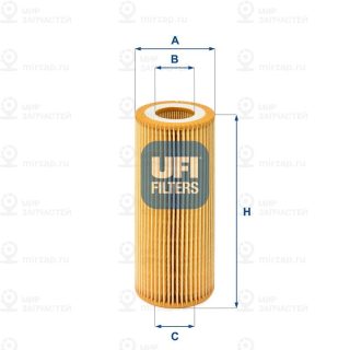 Фильтр масляный UFI 2504800