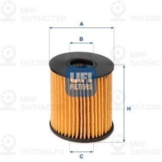 Фильтр масляный UFI 2506000