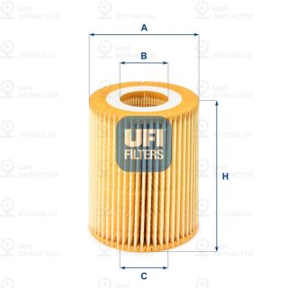 Фильтр масляный UFI 2506900