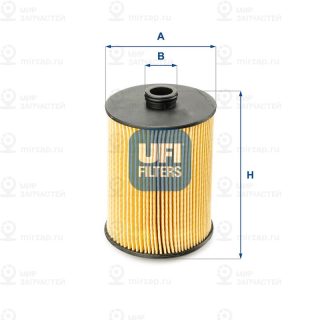Фильтр масляный UFI 2508900