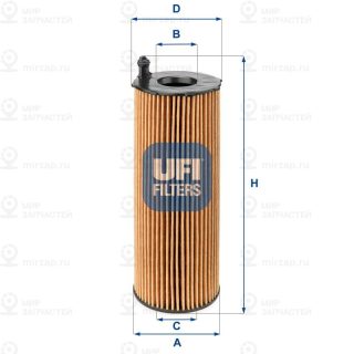 Фильтр масляный UFI 2510500