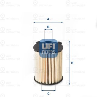 Фильтр масляный UFI 2511000