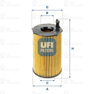 Фильтр масляный UFI 2514100