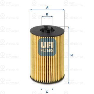 Фильтр масляный UFI 2514400