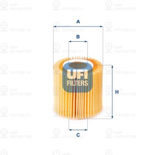 Фильтр масляный UFI 2515000