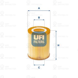 Фильтр масляный UFI 2515200