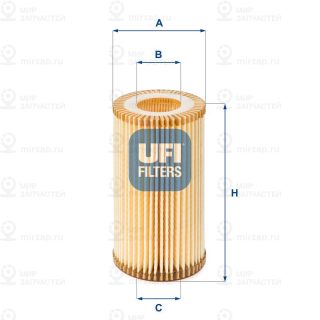 Фильтр масляный UFI 2515900