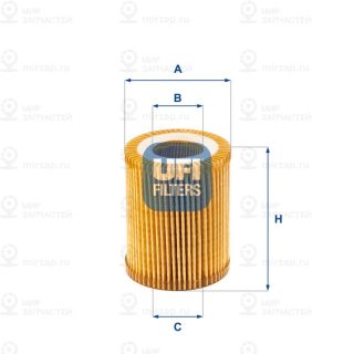 Запчасть UFI 2516400