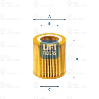 Фильтр масляный UFI 2517100