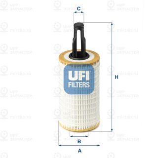 Фильтр масляный UFI 2517200