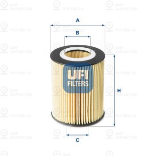 Фильтр масляный UFI 2517700
