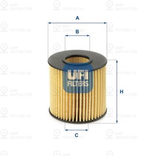 Фильтр масляный UFI 2519600