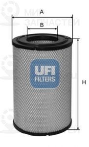 Фильтр воздушный UFI 2755000