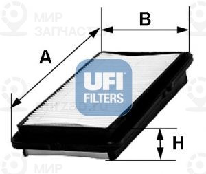 Фильтр воздушный UFI 3024200