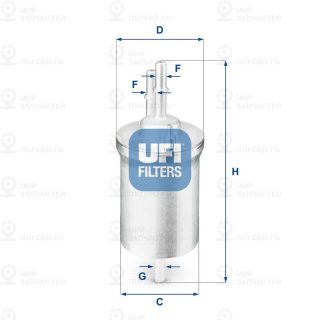 Запчасть UFI 3184000