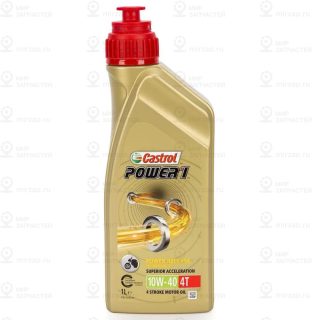 Масло Мотор. Power 1 4T 10W-40 (1 Л.) CASTROL 15043E
