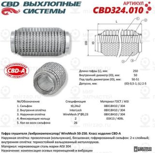 Запчасть CBD CBD324010
