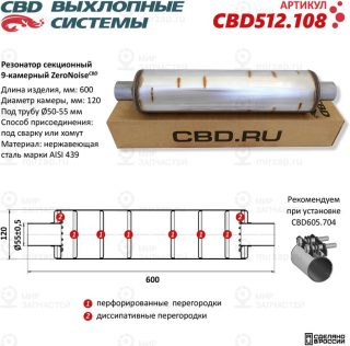 Запчасть CBD CBD512108