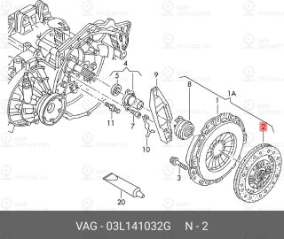 Запчасть VAG 03L141032G