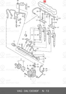 Запчасть VAG 04L130380F