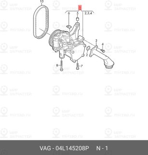 Запчасть VAG 04L145208P