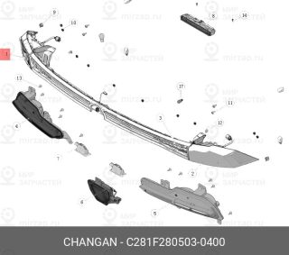Запчасть CHANGAN C281F2805030400