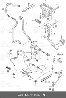 Запчасть VAG 1J0721153A