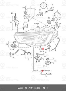 Запчасть VAG 4F0941041B