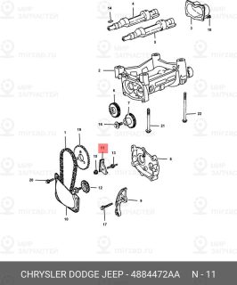 Запчасть CHRYSLER 04884472AA