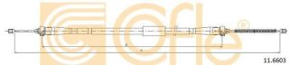 Трос Стояночного Тормоза Renault: Captur Drum/Brake 1640/1420 Mm Cofle 116603