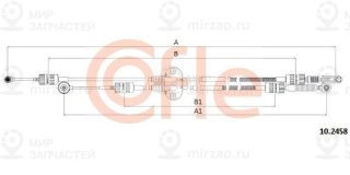 Трос Кпп Ford: Focus Ib5gear 06-08 Cofle 92102458
