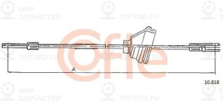 Трос Стояночного Тормоза Volvo: 740-760 Rh 902/ Mm Cofle 9210818