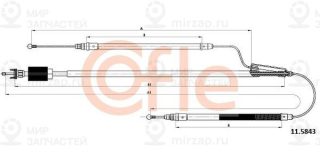 Запчасть Cofle 92115843