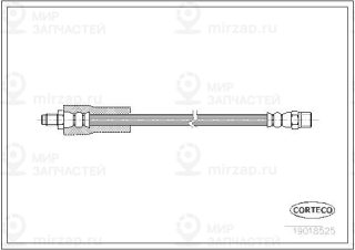 Тормозной шланг CORTECO 19018525
