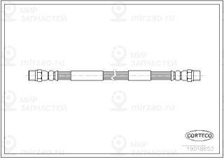 Тормозной шланг CORTECO 19018652