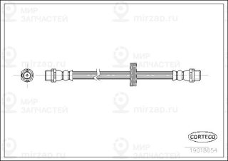 Тормозной шланг CORTECO 19018654