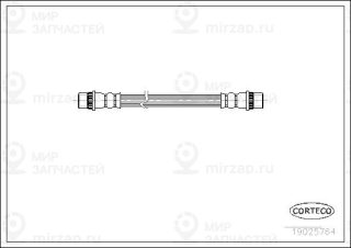 Тормозной шланг CORTECO 19025764