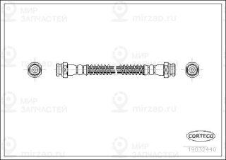 Тормозной шланг CORTECO 19032440