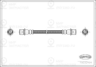 Тормозной шланг CORTECO 19032494
