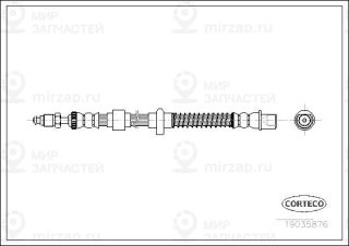 Тормозной шланг CORTECO 19035876
