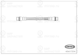 Тормозной шланг CORTECO 49417304