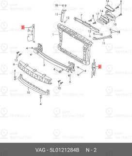 Запчасть VAG 5L0121284B