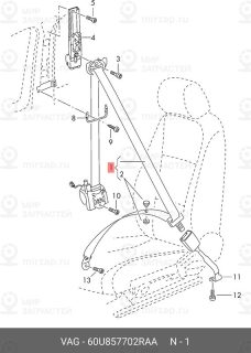 Запчасть VAG 60U857702RAA