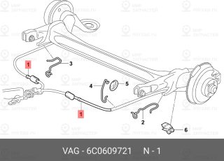 Запчасть VAG 6C0609721