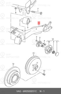 Запчасть VAG 6R0500051C