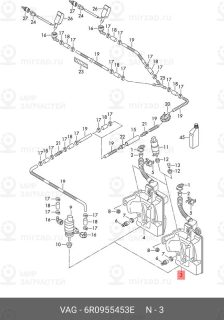 Запчасть VAG 6R0955453E