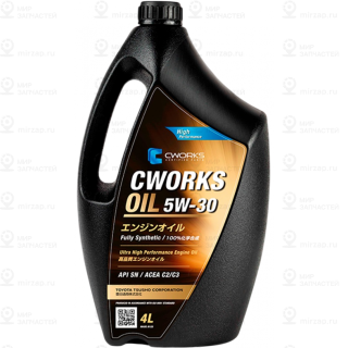 Масло Моторное 5W-30 C2/C3, 4Л CWORKS A130R8004
