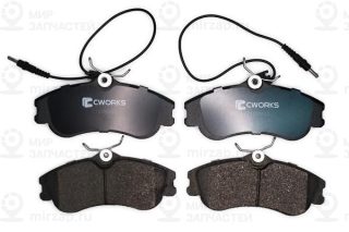 Комплект тормозных колодок (дисковый тормоз) CWORKS C11CR0012